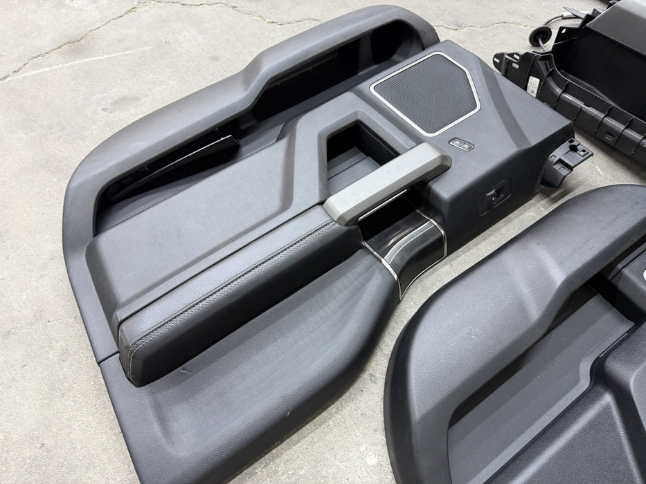 2019 FORD F150 RAPTOR INTERIOR SEATS CENTER CONSOLE DOOR PANELS OEM 2017-2020