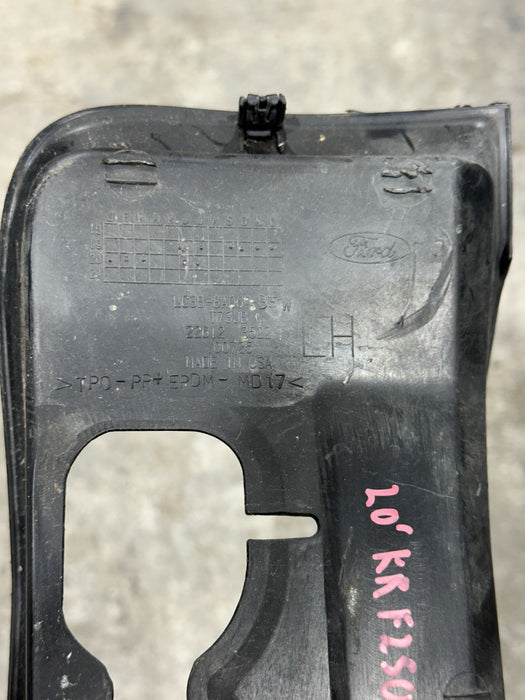 2020-2022 FORD F250 F350 FRONT LEFT BUMPER TOW HOOK COVER OEM LC3B-8A069