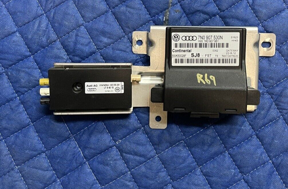 2012 AUDI R8 GATEWAY MODULE ANTENNA AMPLIFIER SWITCH BOX 420035530 OEM 7N0907530