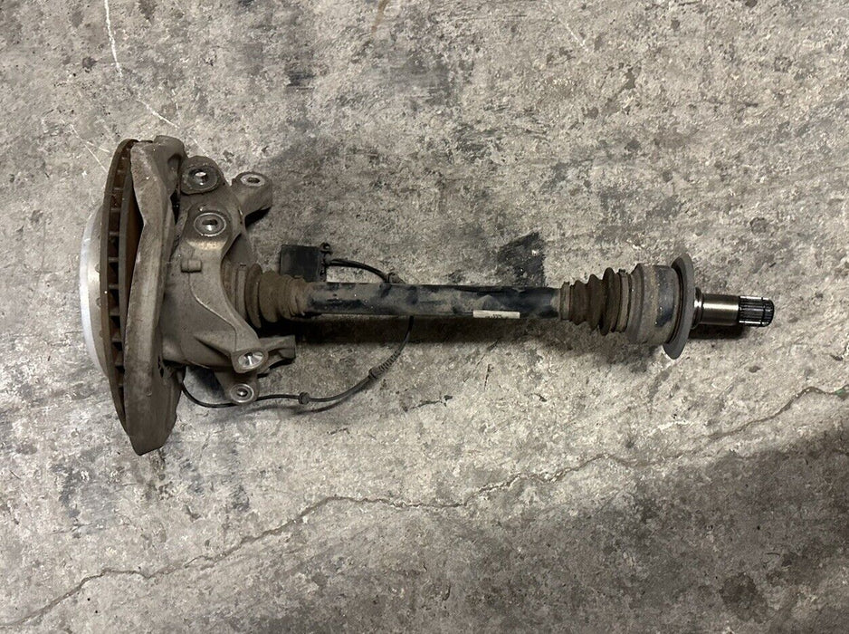 2011 BMW 550i F10 XDRIVE REAR DRIVER SIDE LEFT SPINDLE KNUCKLE AXLE SHAFT OEM