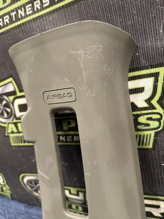 2017-2019 FORD F250 F350 F450 LEFT GRAY UPPER B PILLAR TRIM OEM~SCRATCHES~