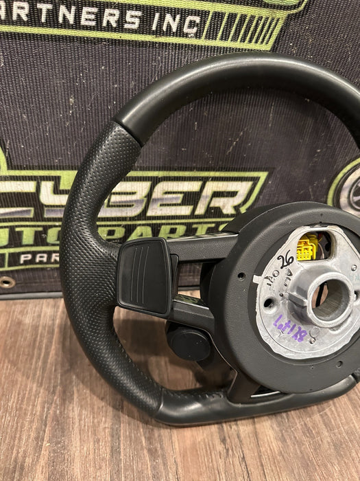 2017 AUDI R8 LEATHER STEERING WHEEL OEM *MINT*