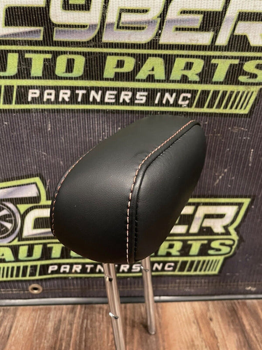 2017-19 FORD F250 F350 F450 PLATI REAR SEAT LH / RH HEAD REST W BROWN STITCH OEM