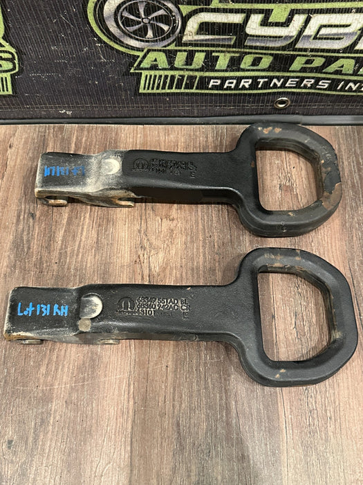 2022 DODGE RAM 2500 3500 LEFT RIGHT TOW HOOK PAIR OEM
