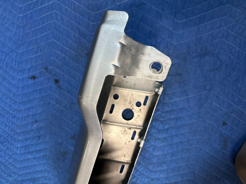 2017 2022 FORD F250 F350 REAR LEFT BUMPER CORNER (JS) ICONIC SILVER ~SCRATCHES~