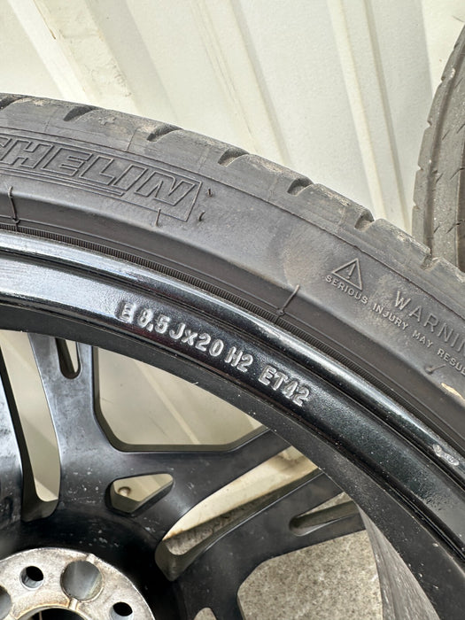 2021 AUDI R8 PERFORMANCE AWD FRONT WHEELS RIMS TIRES OEM GENEUINE 20X8.5