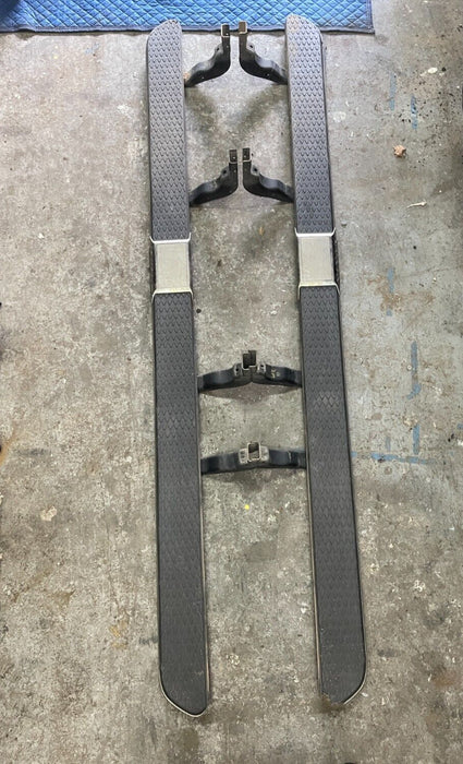 2016 NISSAN TITAN PLATINUM RESERVE CREW CAB LEFT RIGHT RUNNING BOARDS PAIR OEM