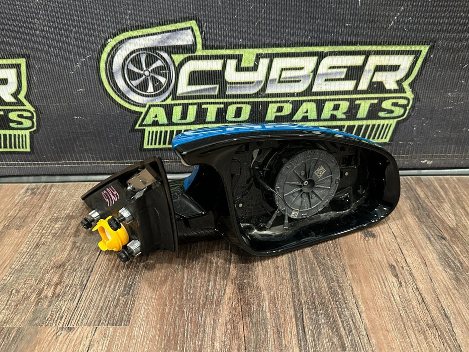 2020 BMW M4 F82 PASSENGER RIGHT SIDE MIRROR LAGUNA SECA BLUE *448* OEM