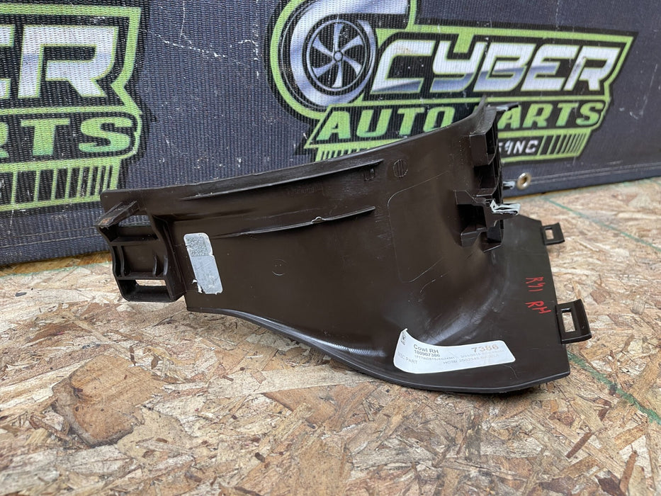 2017-22 FORD F250 F350 F450 KING RANCH PASSENGER FLOOR BCM TRIM COVER BROWN OEM