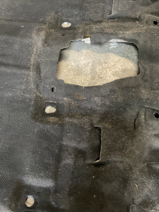 2016 NISSAN TITAN XD CREW CAB FLOOR CARPET BLACK OEM