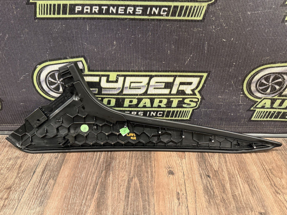 2014 PORSCHE 911 TURBO S 991 FRONT RIGHT CENTER CONSOLE LEATHER TRIM OEM *WEAR*