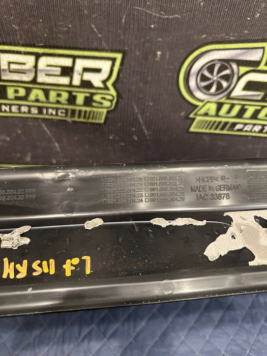 2014 PORSCHE 911 TURBO S FRONT RIGHT KICK PLATE OEM *BENT #6*