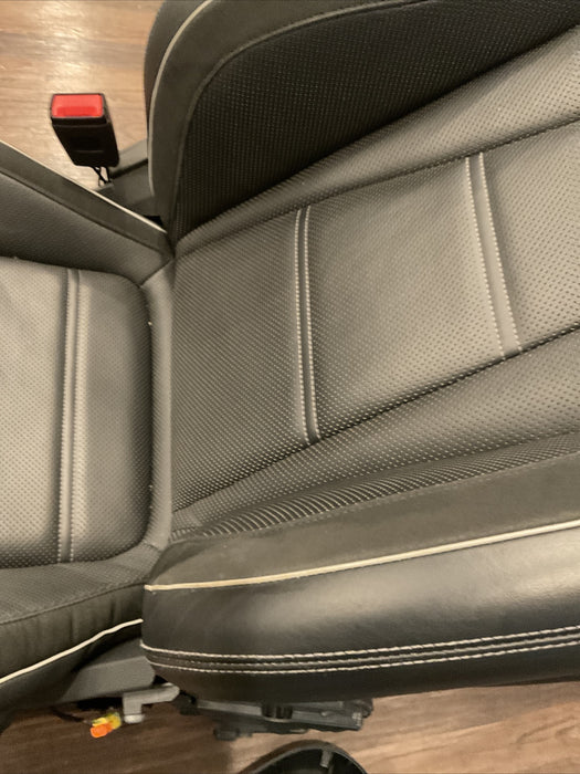 2017-2022 MERCEDES-BENZ E63S AMG W213 FRONT DRIVER SEAT HEATED BLACK OEM~DAMAGE~