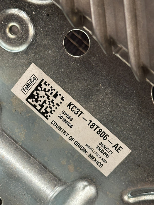 2019 FORD LARIAT F250 F350 B&O BANG & OLUFSEN AMP AMPLIFIER OEM KLC3T-18T806-AE