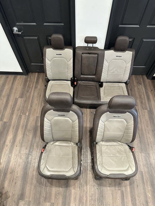 2017 FORD F250 F350 F450 LIMITED SEATS FRONT REAR HEATED COOLED OEM 2017-2019