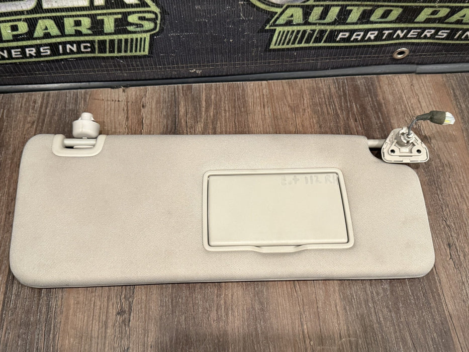 2017 NISSAN TITAN XD RESERVE FRONT LEFT RIGHT SUN VISORS OEM