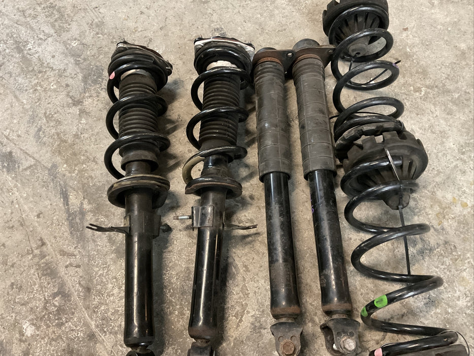 2011 NISSAN 370Z SPORT CONVERTIBLE STRUT SHOCK SPRING KIT FRONT REAR OEM
