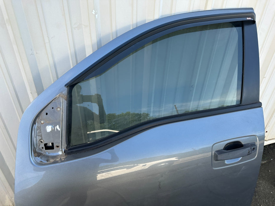 2016 Nissan Titan XD Crew Cab FRONT LEFT DOOR SHELL GUN METALLIC (KAD) OEM