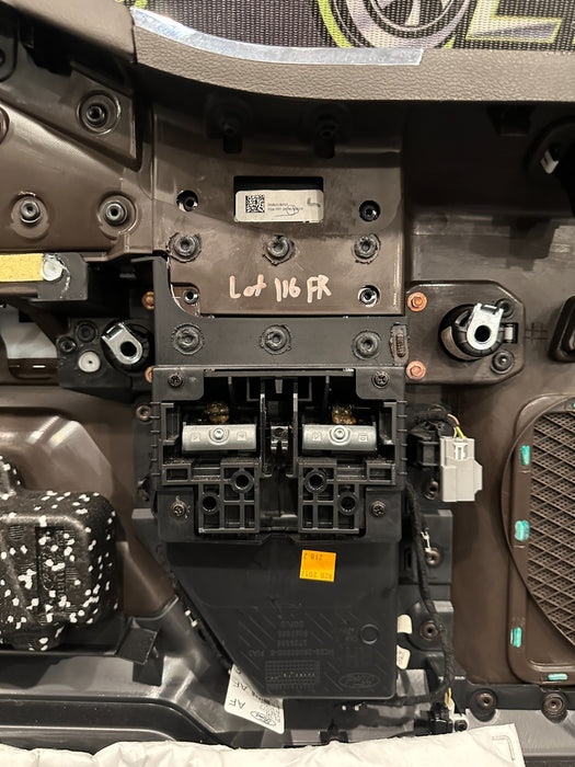 2017-2019 FORD F250 F350 F450 KING RANCH BROWN FRONT RIGHT DOOR PANEL OEM *FLAWS