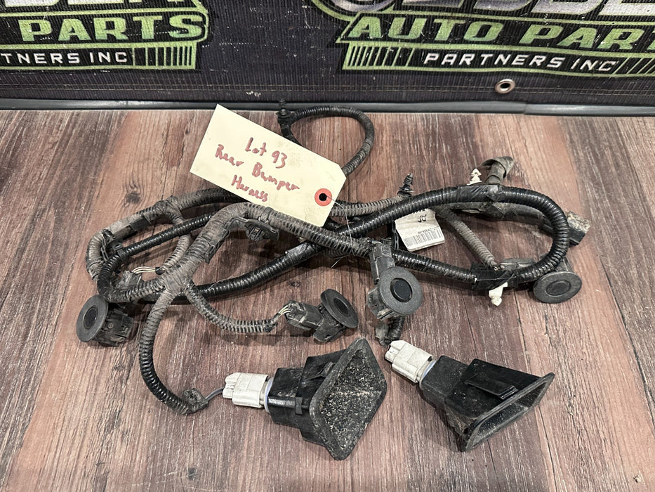 2017-2019 FORD F250 F350 F450 REAR BUMPER SENSOR & LIGHTS WIRING HARNESS OEM