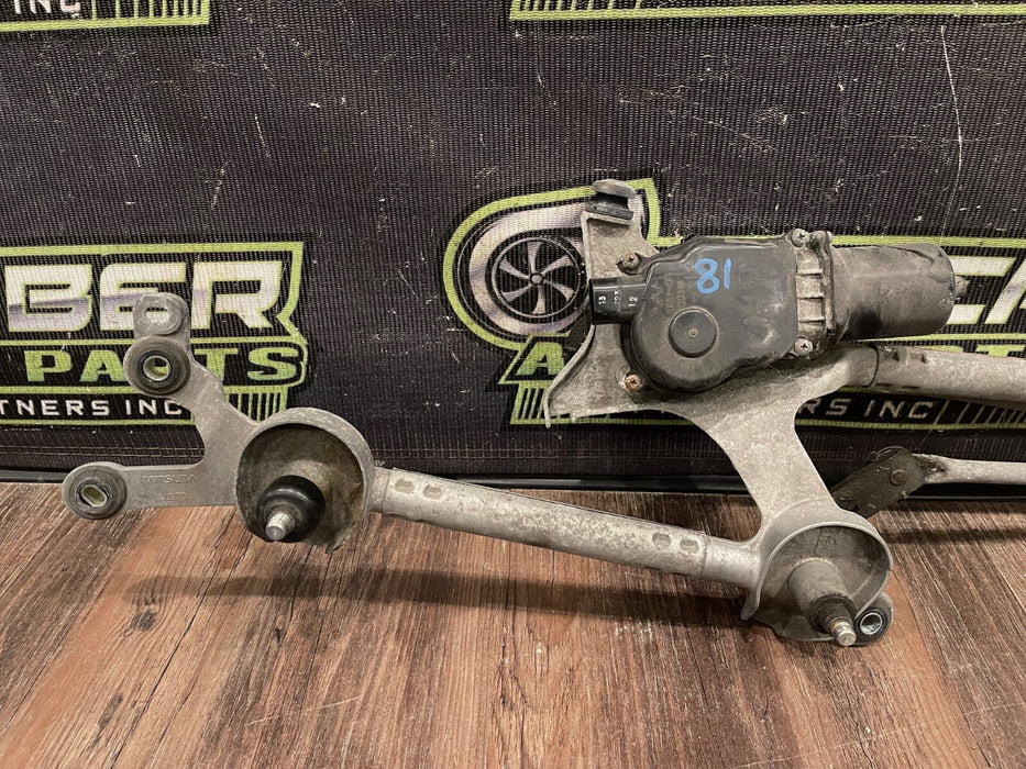 2014 TOYOTA PRIUS V FRONT WINDSHIELD LINKAGE WIPER MOTOR OEM