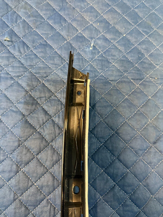 2017-2019 FORD F250 REAR LEFT DRIVER SIDE GLOSS BLACK B PILLAR DOOR TRIM~RESIDUE