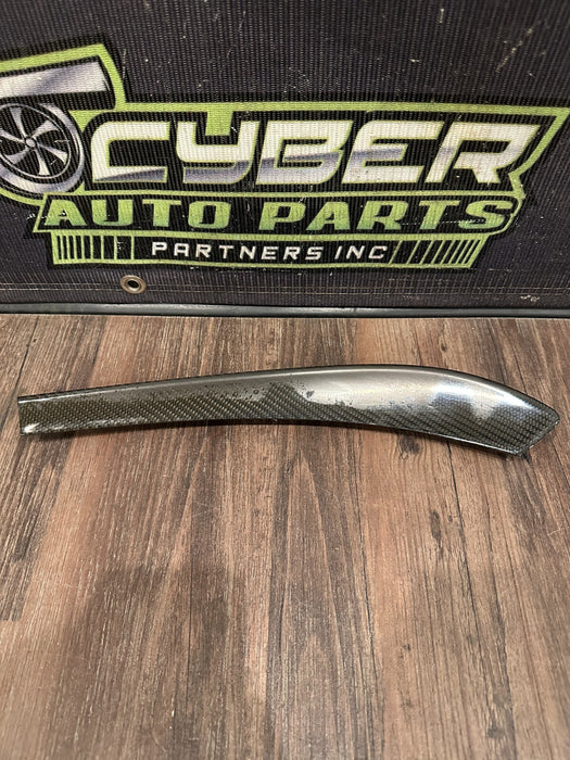 2021 AUDI R8 DASHBOARD LEFT CARBON FIBER TRIM OEM 4S1857212 *HEAT FLAWS 2-3*
