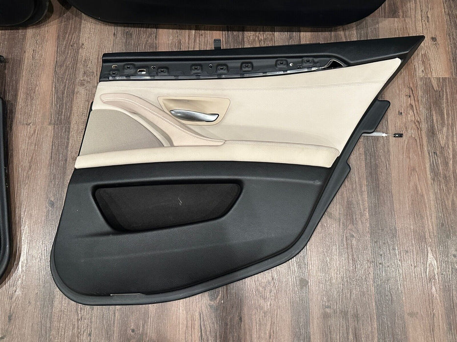 2011 BMW 550i F10 5 SERIES FRONT REAR LEFT RIGHT DOOR PANELS OEM *READ*