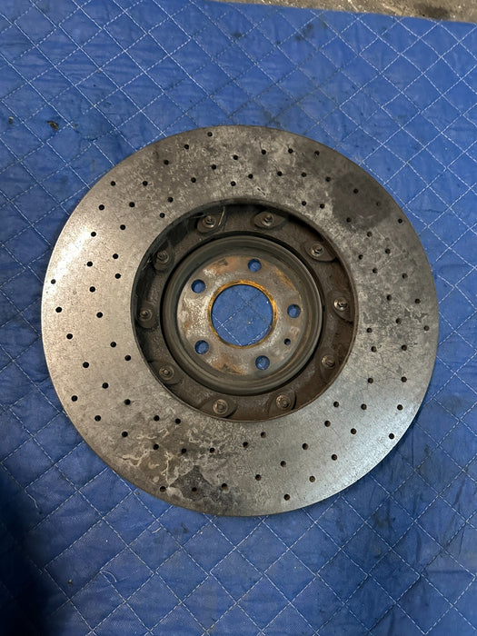 2017 2018 2020 2021 2022 2023 AUDI R8 PLUS FRONT RIGHT CARBON CERAMIC ROTOR OEM