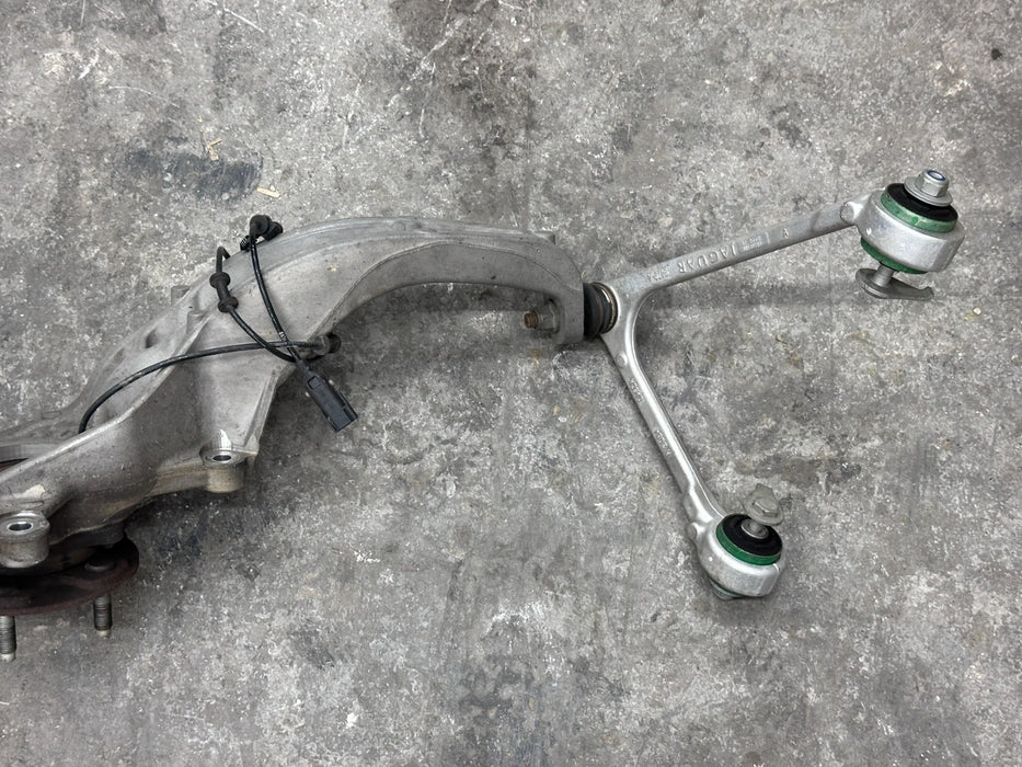 2015 JAGUAR F TYPE FRONT RIGHT KNUCKLE SPINDLE OEM EX53-3K185-AB *DAMAGE 7-8*