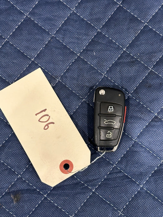 2012 2013 2014 AUDI R8 REMOTE CONTROL KEY FOB ASSEMBLY 2008 - 2015 OEM