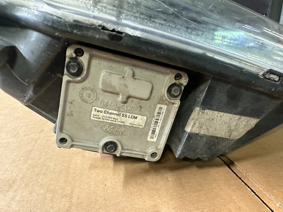 2017 2018 2019 FORD F250 F350 F450 RIGHT HEADLIGHT LED OEM W MODULE DAMAGE* READ