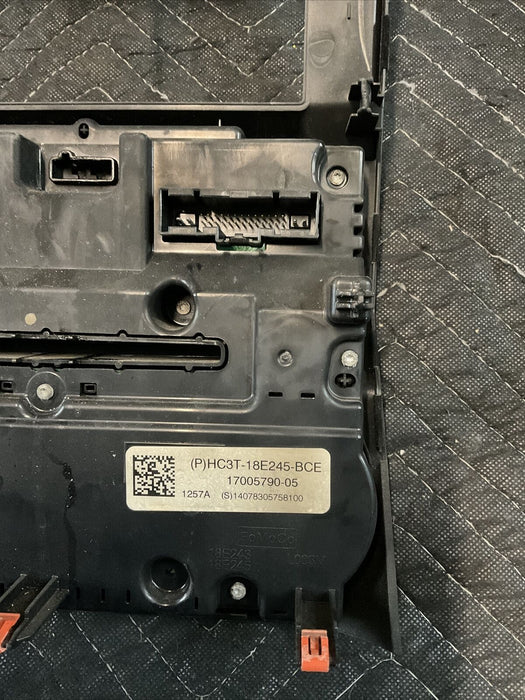 2017 FORD F250 F350 PLATINUM RADIO A/C HVAC CONTROL ASSEMBLY OEM~BURNED DAMAGE~
