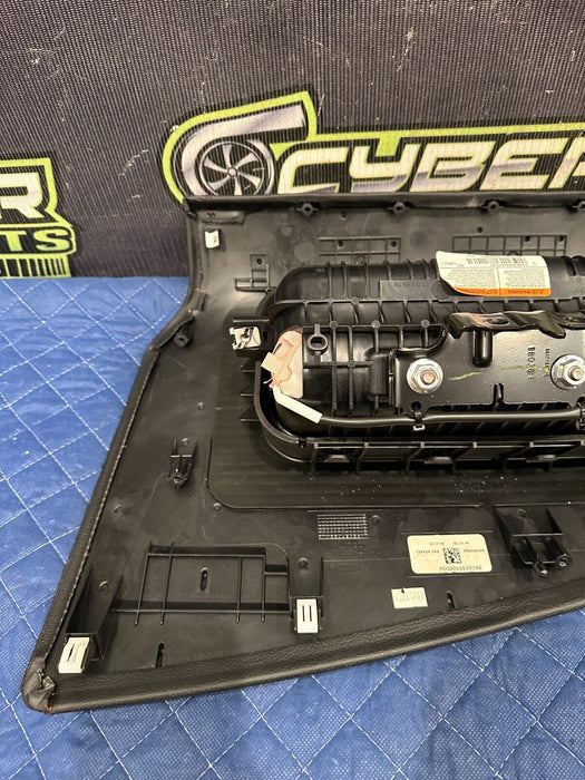 2018-2019 FORD F350 F450 PLATINUM DASH RIGHT TOPPER PAD W BAG OEM (BROWN STITCH)