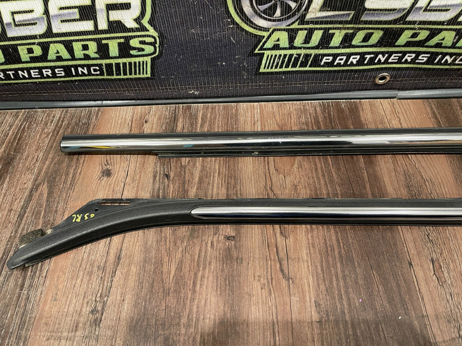 2017-2019 FORD F250 F350 REAR LEFT RIGHT CHROME DOOR STRIP PAIR OEM (READ DESCR)