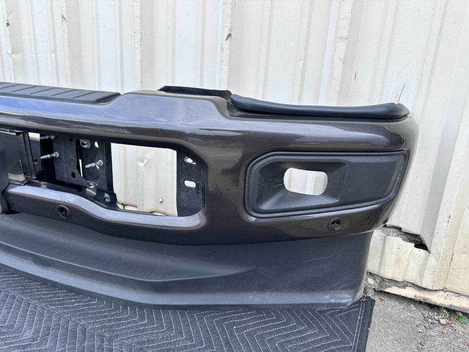 2023 2024 2025 FORD F250 F350 FRONT BUMPER ASSEMBLY DARK BRONZE OEM