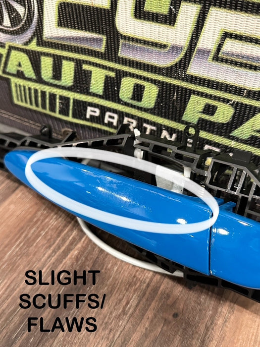 2020 BMW M4 F82 PASSENGER RIGHT DOOR HANDLE LAGUNA SECA BLUE *448* OEM *READ*