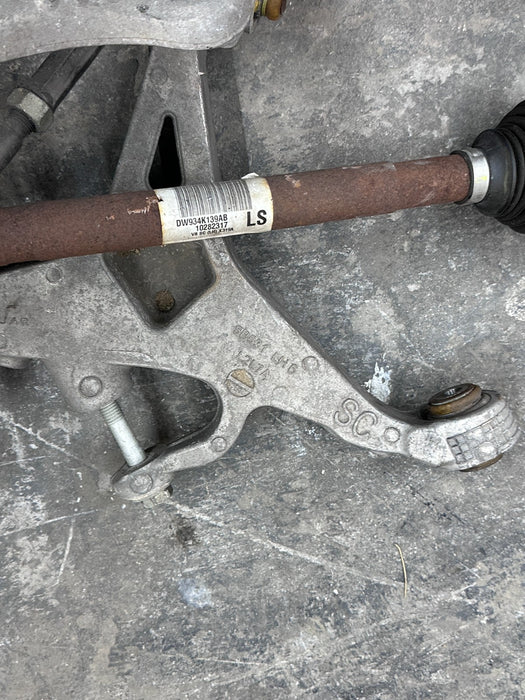 2015 JAGUAR F TYPE REAR LEFT KNUCKLE SPINDLE 20K MILES OEM EX53-5A971-AC