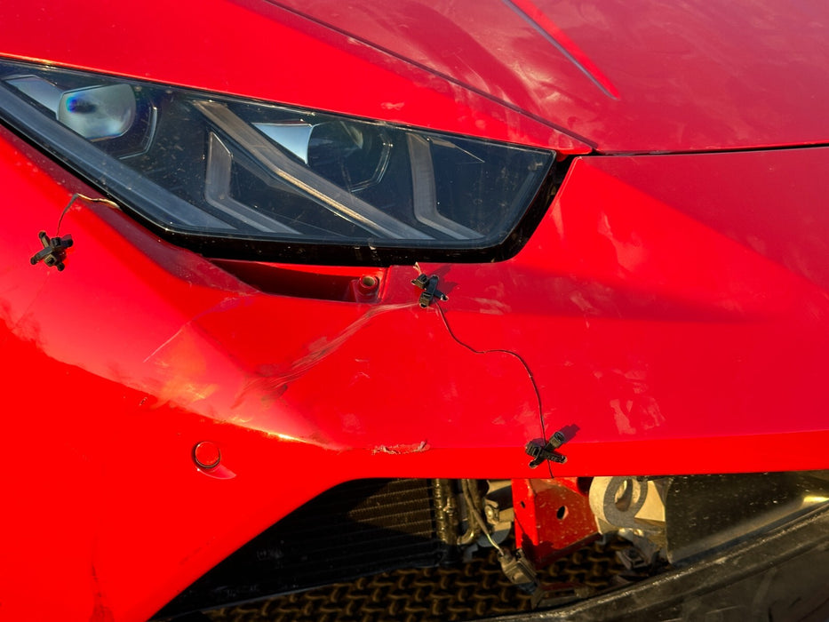 2015 2016 2017 2018 2019 LAMBORGHINI HURACAN LP 610 FRONT BUMPER COVER OEM RED