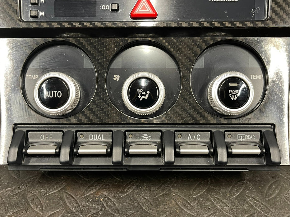 2017 SUBARU BRZ CARBON FIBER CLIMATE CONTROL HVAC OEM 2018 2019