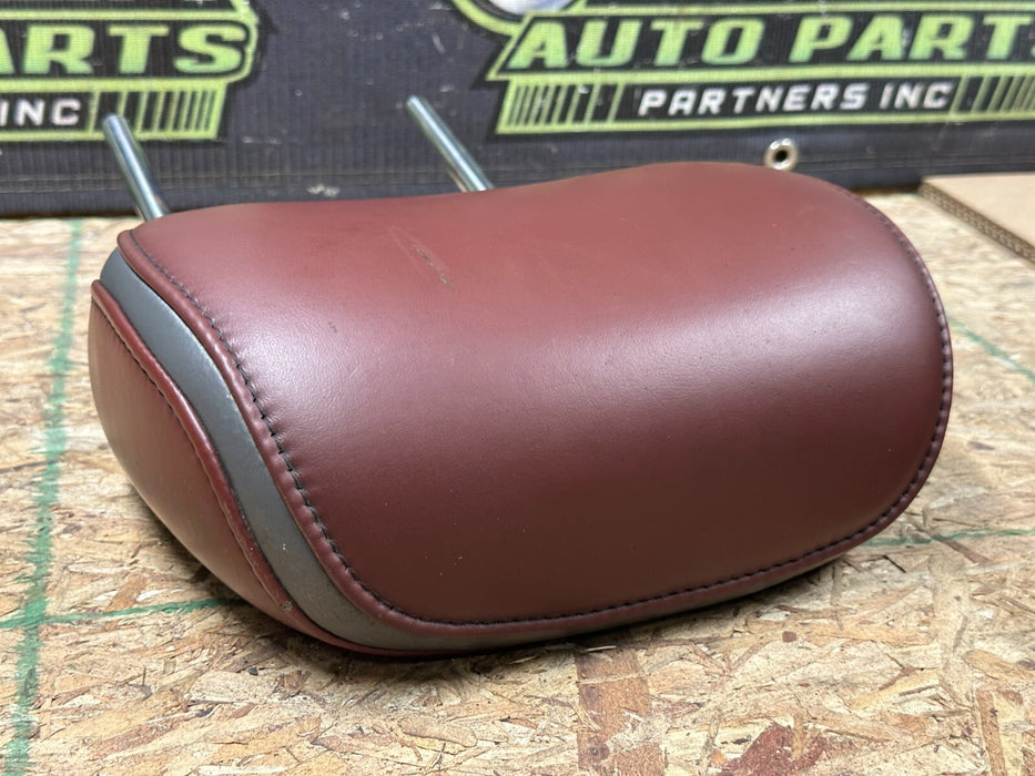 2017-2019 FORD F250 F350 F450 DARK MARSALA RED FRONT SEAT HEADREST OEM *READ*