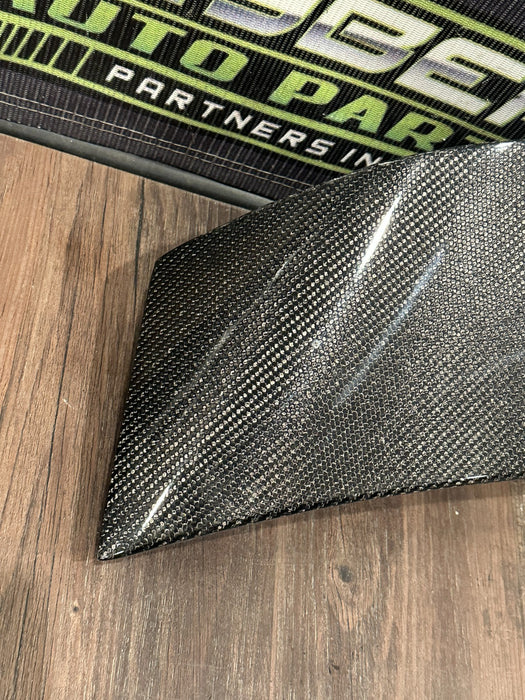 2012 AUDI R8 AFTER MARKET CARBON FIBER DECK SPOILER WING ASSEMBLY OEM *READ*