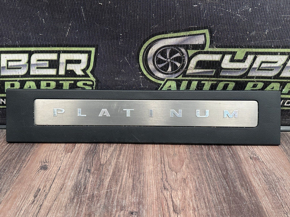 2017-19 FORD F250 F350 F450 PLATINUM FRONT LEFT RIGHT SILL KICK PLATES OEM *READ