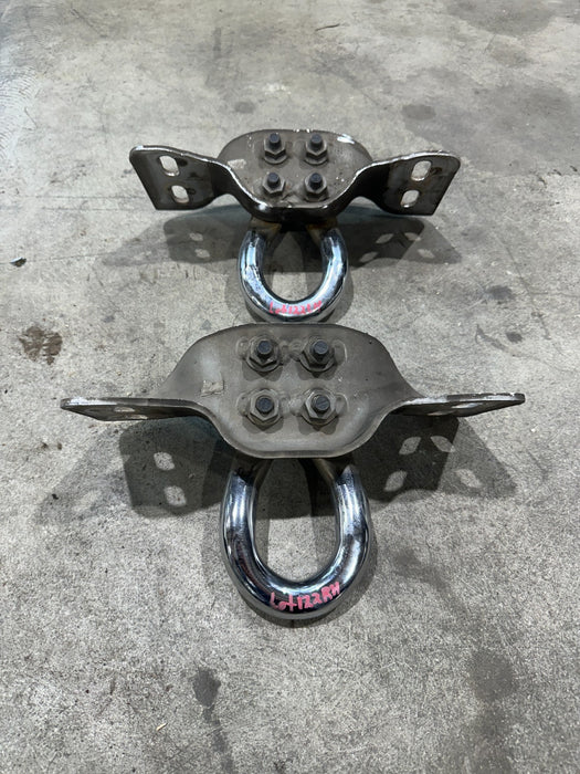 2017-2019 FORD F350 F450 LEFT RIGHT TOW HOOKS OEM