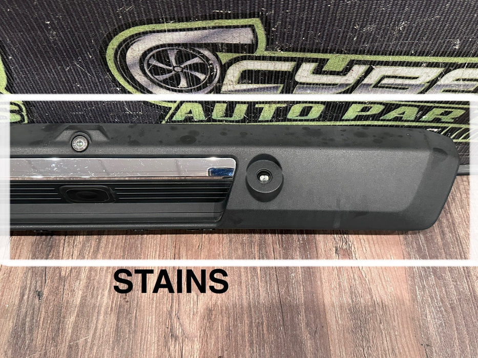 2017-2019 FORD F250 F350 F450 TAILGATE HANDLE OPENER W CAMERA OEM *STAIN 3-4*