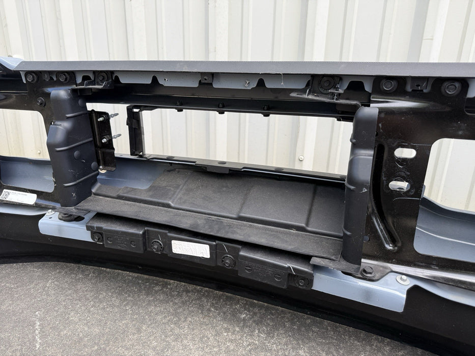 2023 2024 2025 FORD F450 PLATINUM FRONT BUMPER ASSEMBLY GLACIER GREY OEM