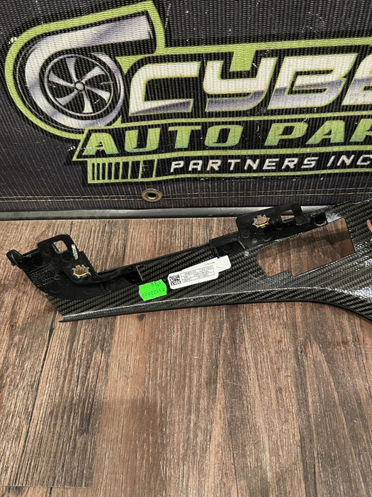 2021 AUDI R8 GAUGE CLUSTER LEFT RIGHT CARBON FIBER TRIM PAIR OEM *READ/SCUFFS*