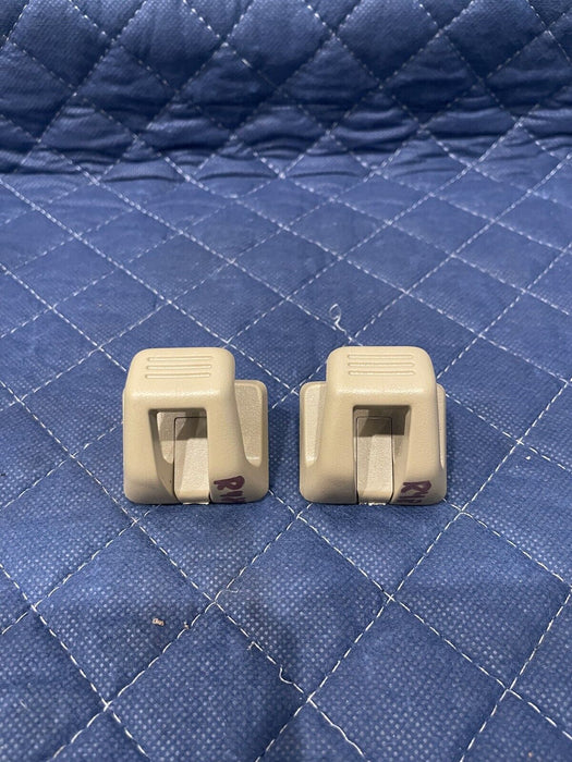 2017-2019 FORD F250 F350 F450 LARIAT TAN HEADLINER COAT HOOKS OEM