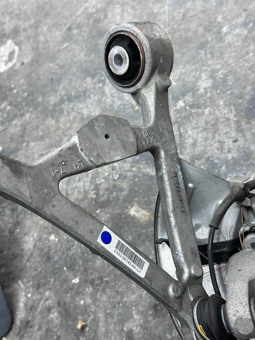2015 JAGUAR F TYPE REAR LEFT KNUCKLE SPINDLE 20K MILES OEM EX53-5A971-AC