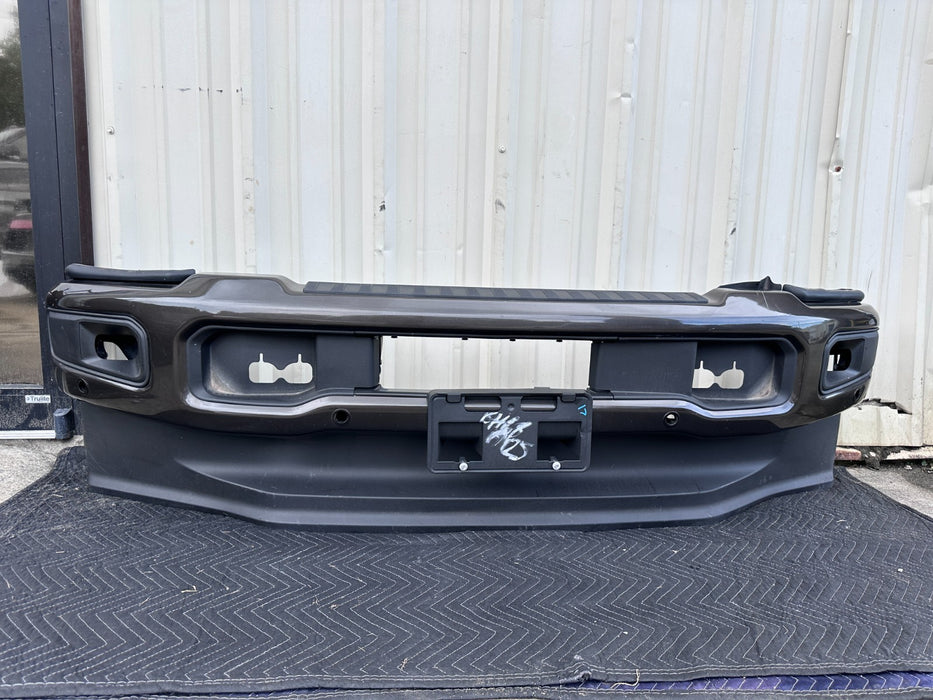 2023 2024 2025 FORD F250 F350 FRONT BUMPER ASSEMBLY DARK BRONZE ~PAINT SCRATCH~